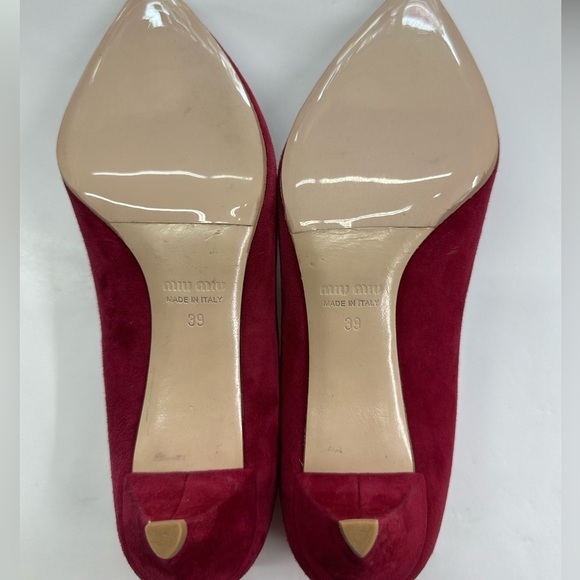 Magenta Miu Miu Kitten Heels - Picture 4 of 5